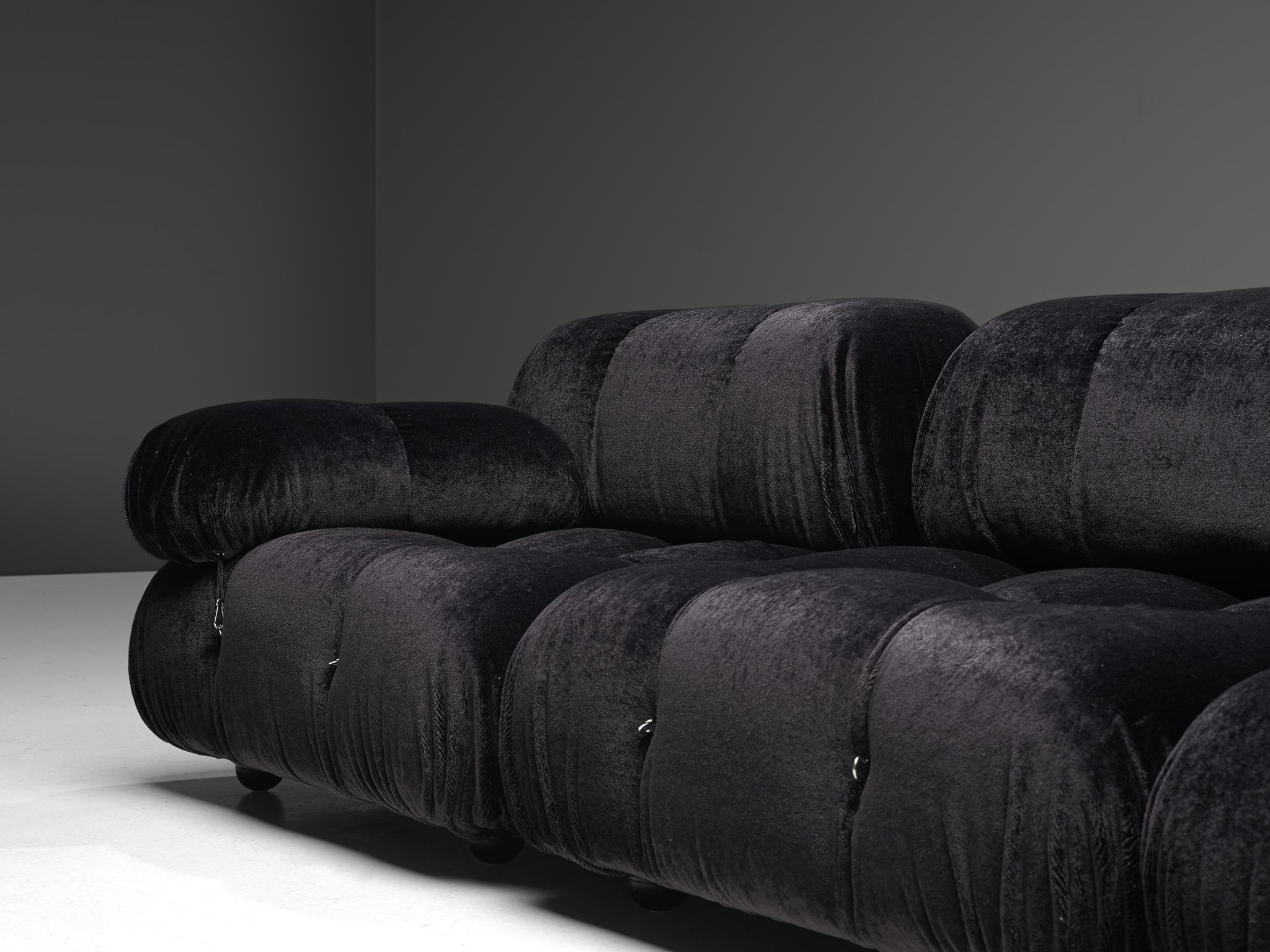 Mario Bellini 'Camaleonda' Modular Sofa Reupholstered in Antracite Upholstery 1