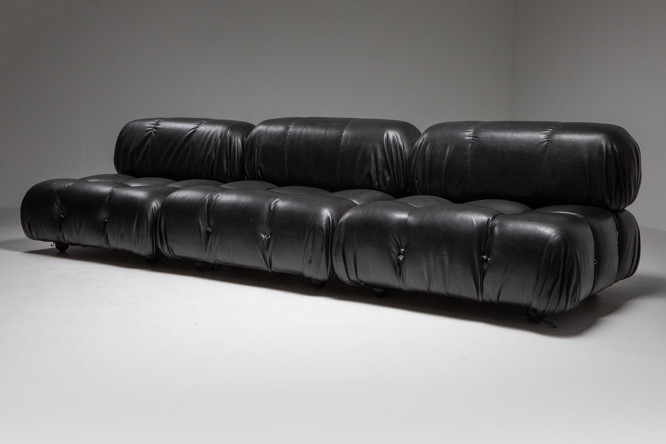 camaleonda sofa black