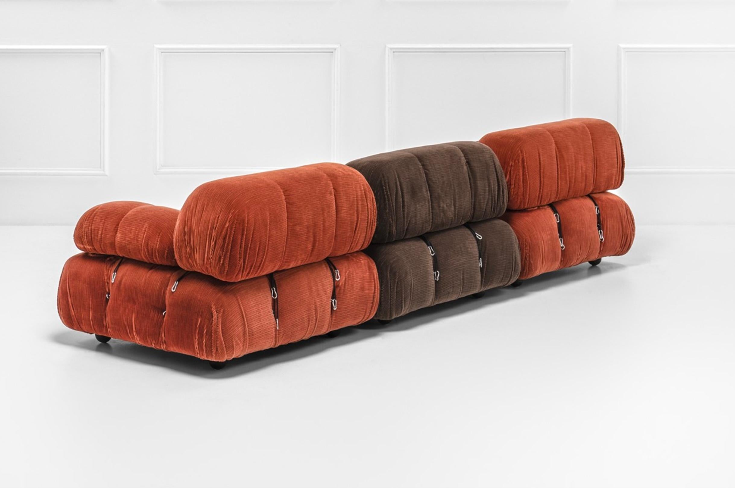 Mario Bellini Sofa „Camaleonda“ „Camaleonda“, Modularer Stuhl, B&B Italia, Mitte des Jahrhunderts, 1970er Jahre im Zustand „Gut“ im Angebot in Brooklyn, NY