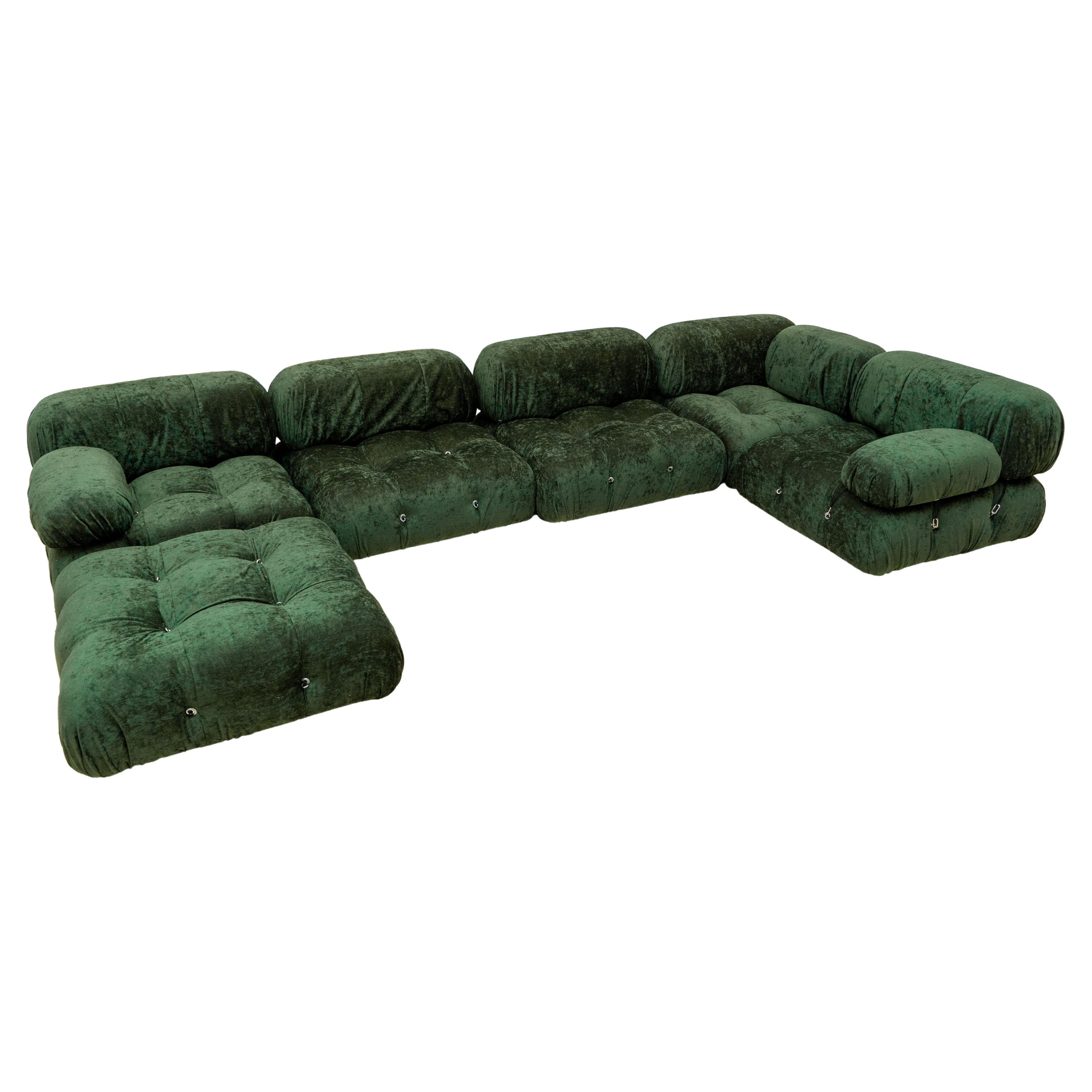 Mario Bellini - Greene & Greene - B&B Italia - Velours vert