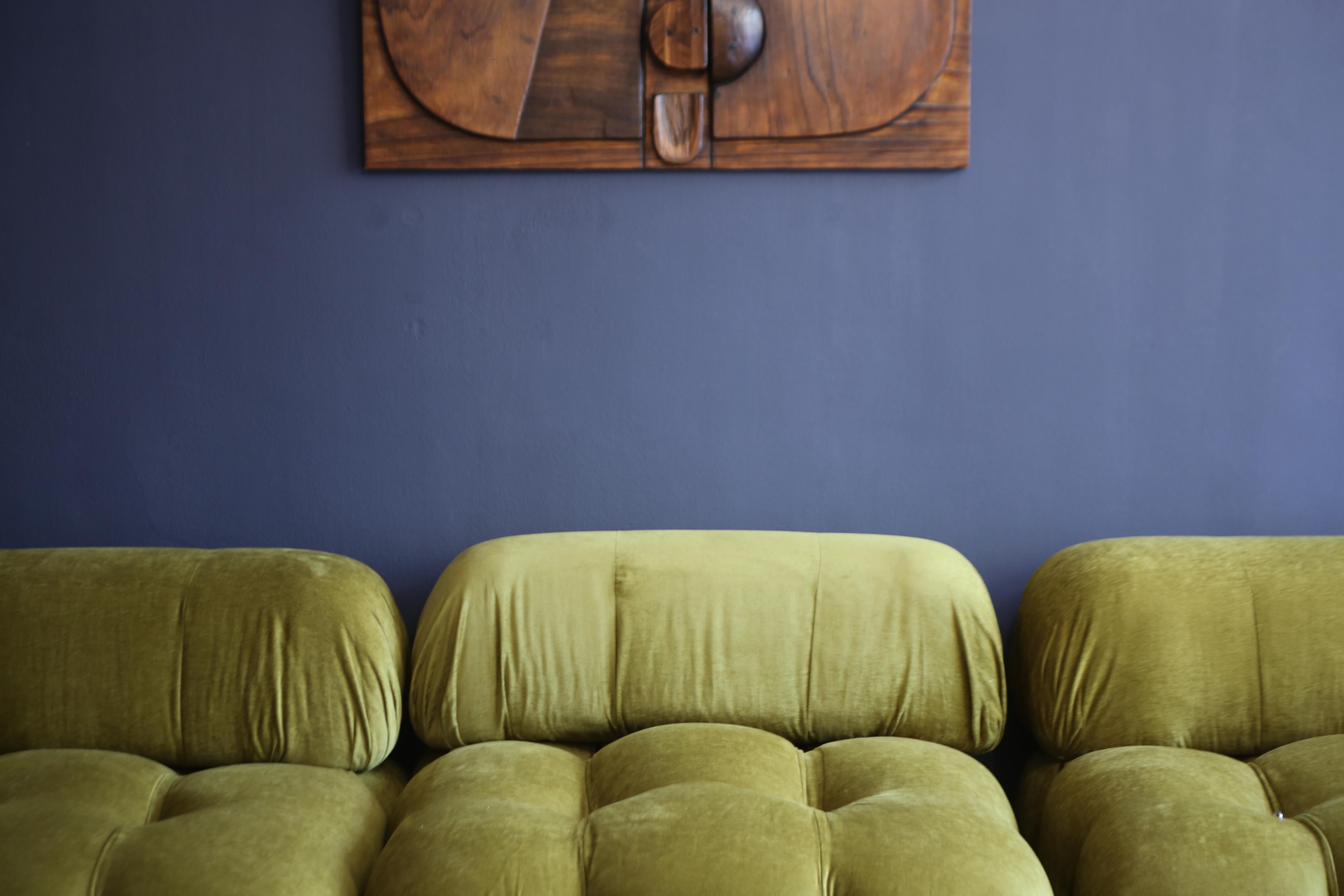 Mario Bellini 'Camaleonda' Sofa , C&B Italia, 1970s, set of 3 For Sale 3