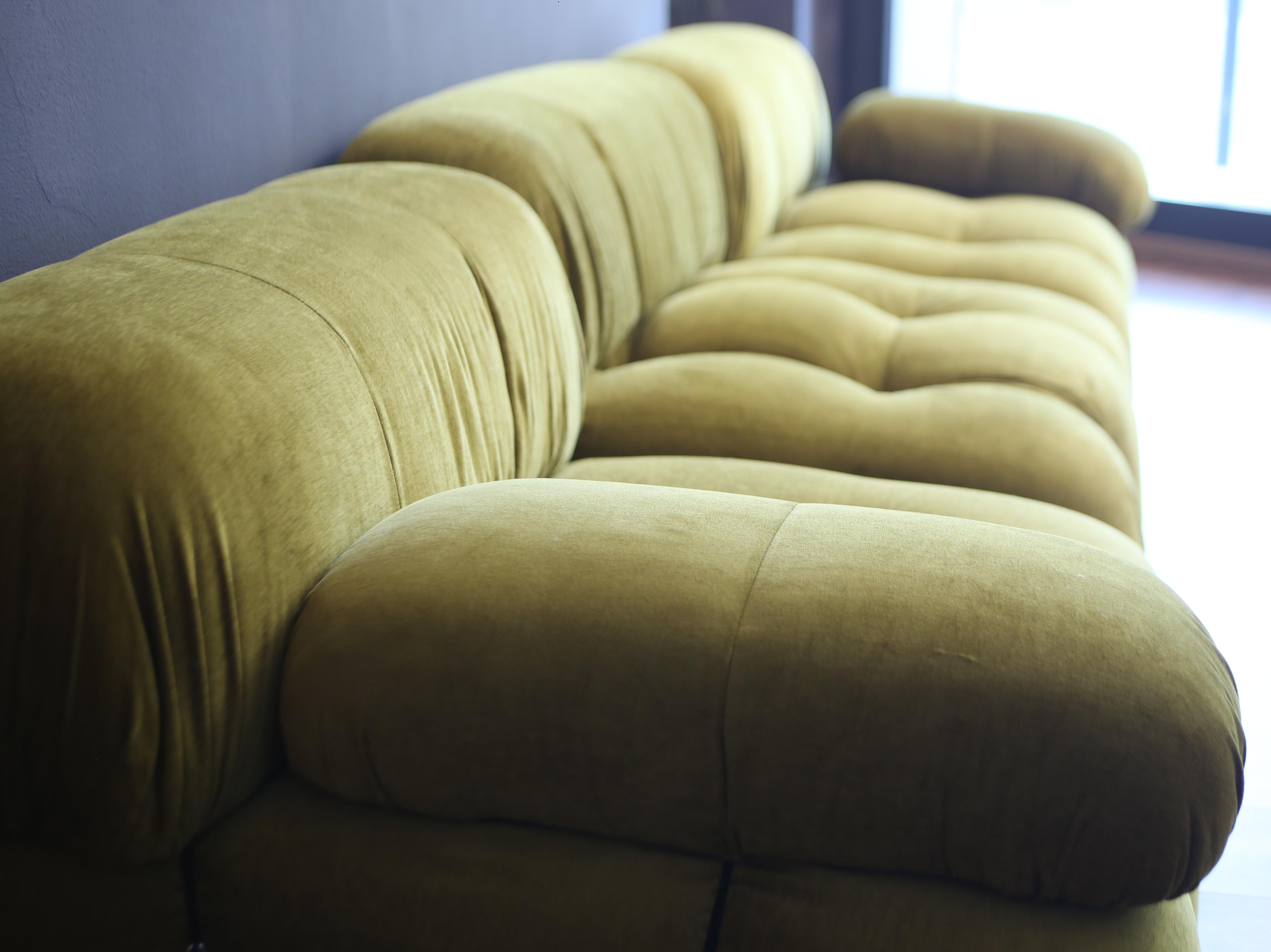 Late 20th Century Mario Bellini 'Camaleonda' Sofa , C&B Italia, 1970s, set of 3 For Sale