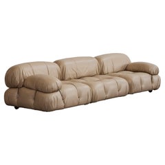 Used Mario Bellini “Camaleonda” Sofa for B&B Italia, Champagne, 1970, Set of 3