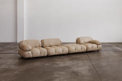 Sofá "Camaleonda" de Mario Bellini para B&B Italia, Beige arena, 1970, set de 4