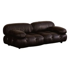 Mario Bellini “Camaleonda” Sofa for B&B Italia, Dark Brown, 1970, Set of 2