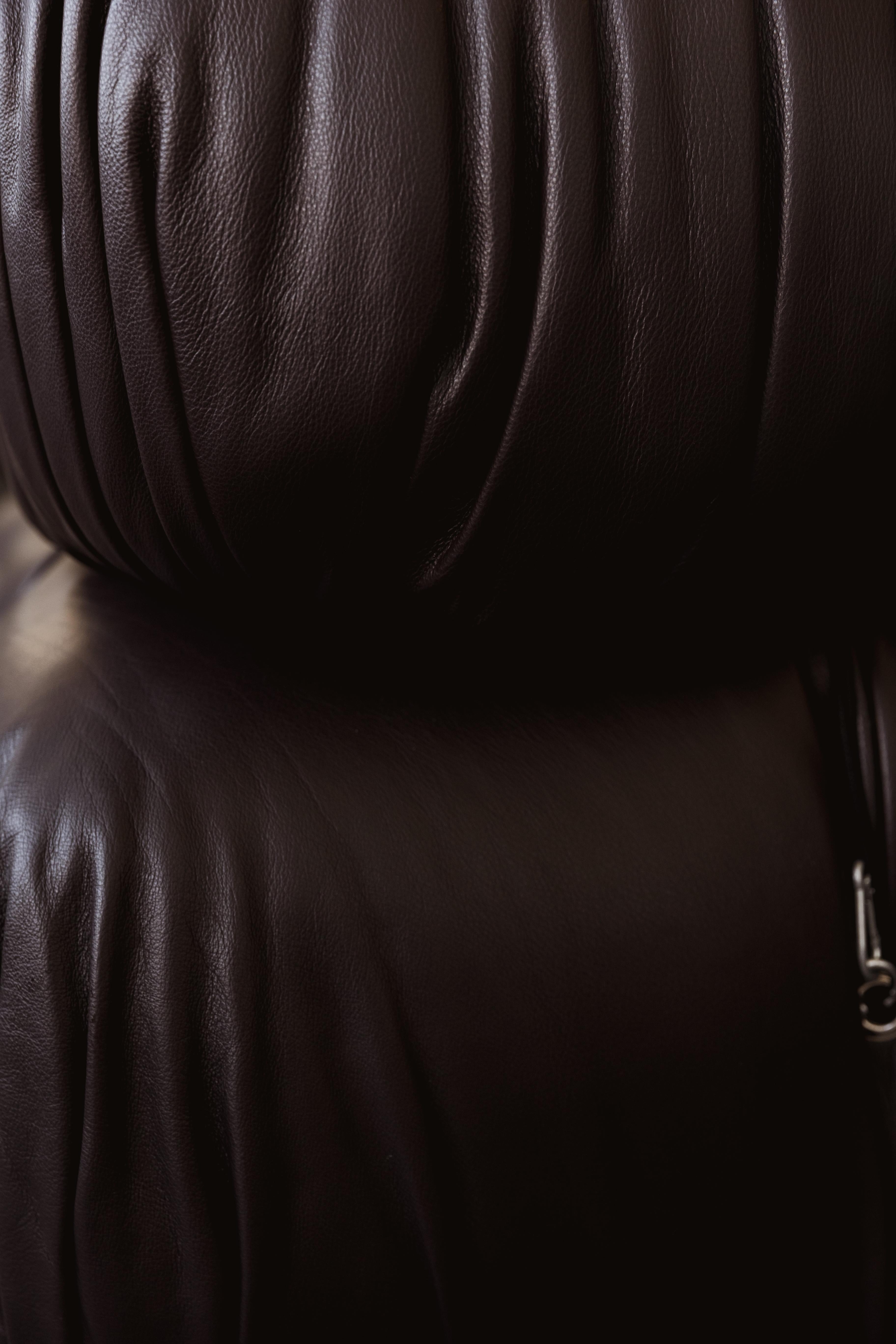 Mario Bellini “Camaleonda” Sofa for B&B Italia, Dark Brown, 1970, Set of 8 in vendita 9