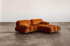Mario Bellini “Camaleonda” Sofa for B&B Italia, Rust Brown, 1970, Set of 3