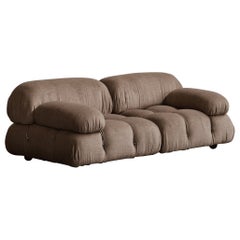 Mario Bellini "Camaleonda" Sofa for B&B Italia, Taupe Alpaca, 1970, Set of 2
