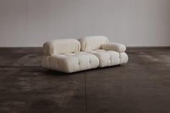 Mario Bellini "Camaleonda" Sofa for B&B Italia, Wool Bouclé, 1970, Set of 2