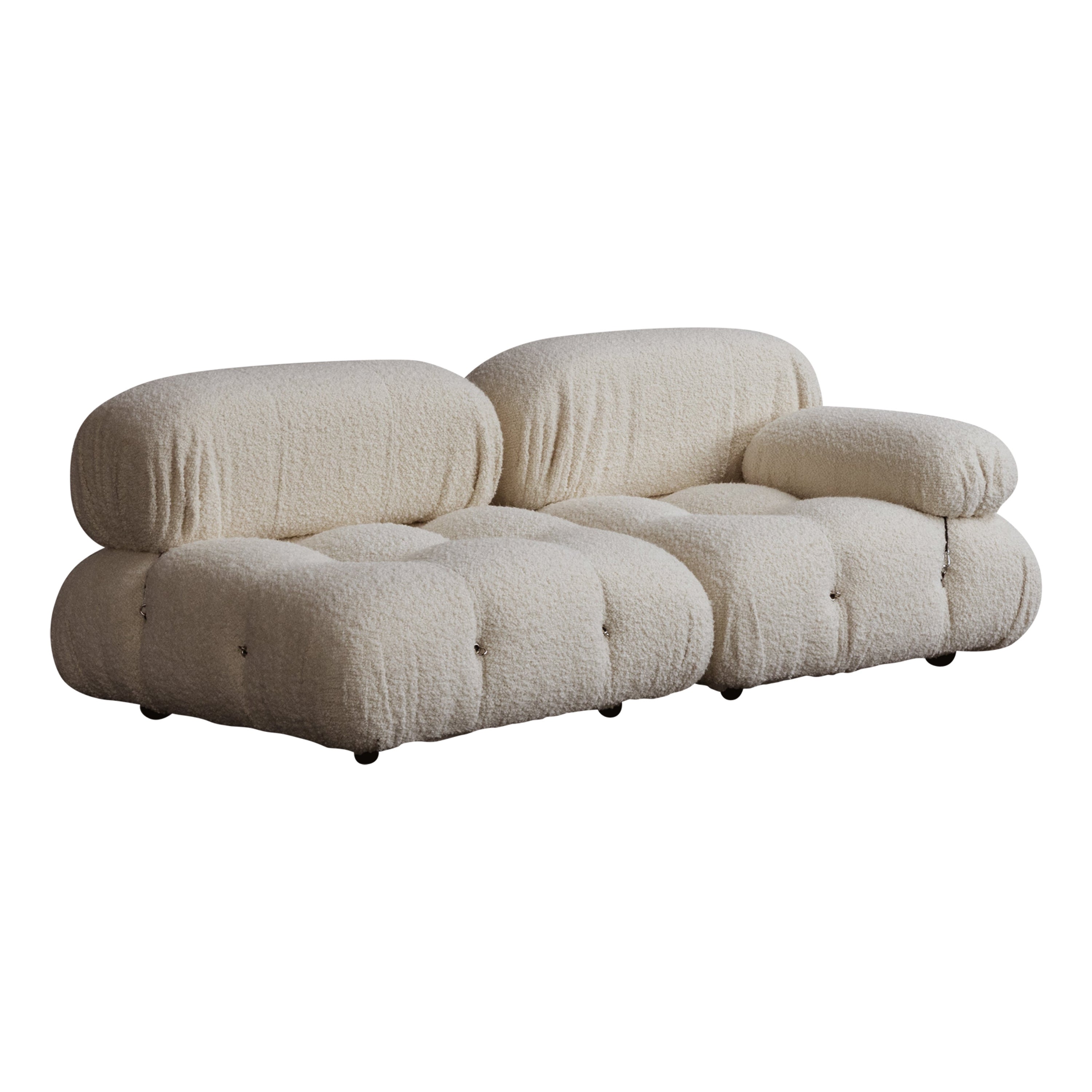 Mario Bellini "Camaleonda" Sofa für B&B Italia, Wolle Bouclé, 1970, 2er Set
