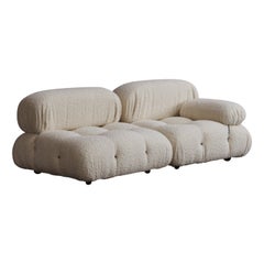 Mario Bellini "Camaleonda" Sofa für B&B Italia, Wolle Bouclé, 1970, 2er Set