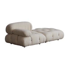 Mario Bellini "Camaleonda" Sofa for B&B Italia, Wool Bouclé, 1970, Set of 2