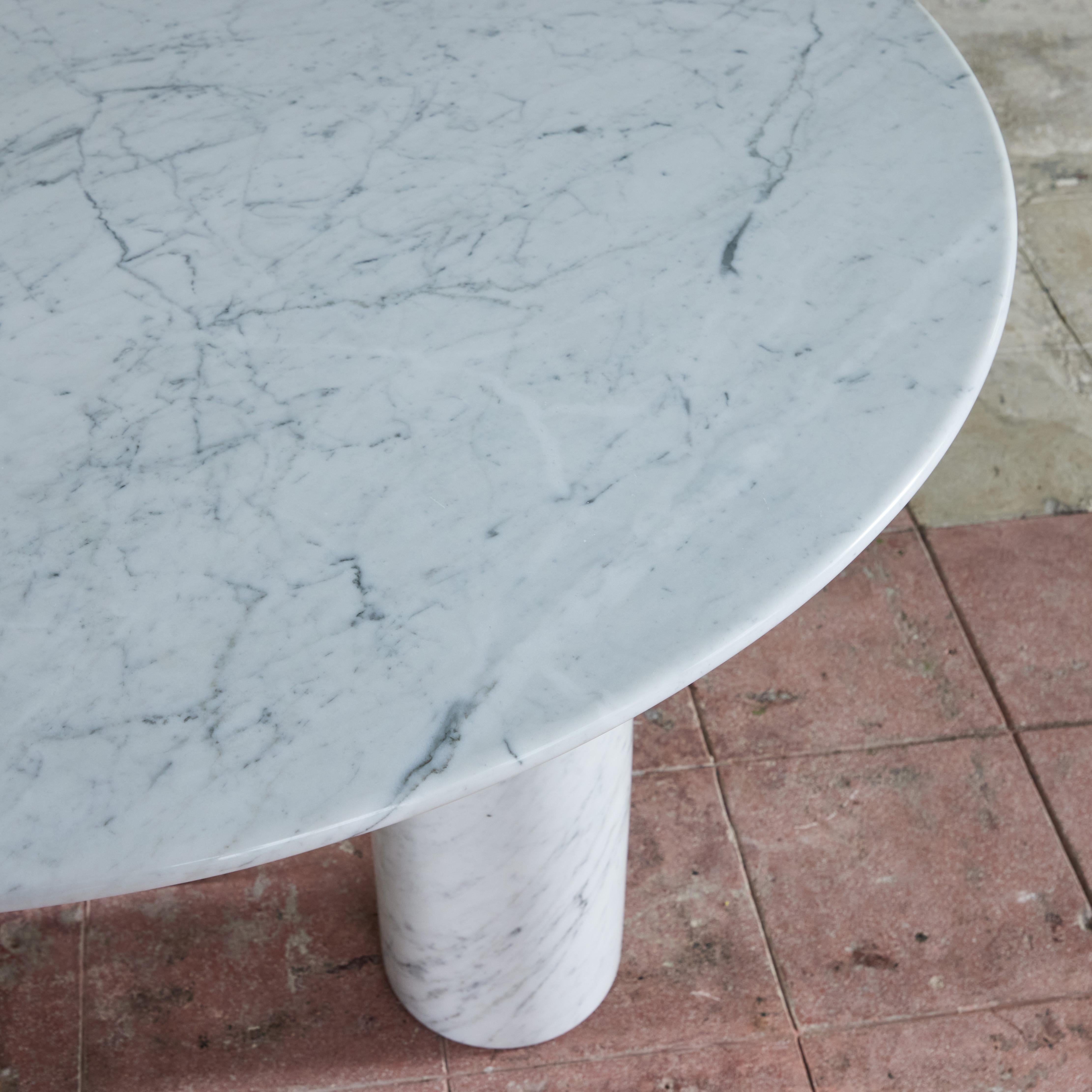 Mario Bellini Carrara Marble Dining Table for Cassina For Sale 5