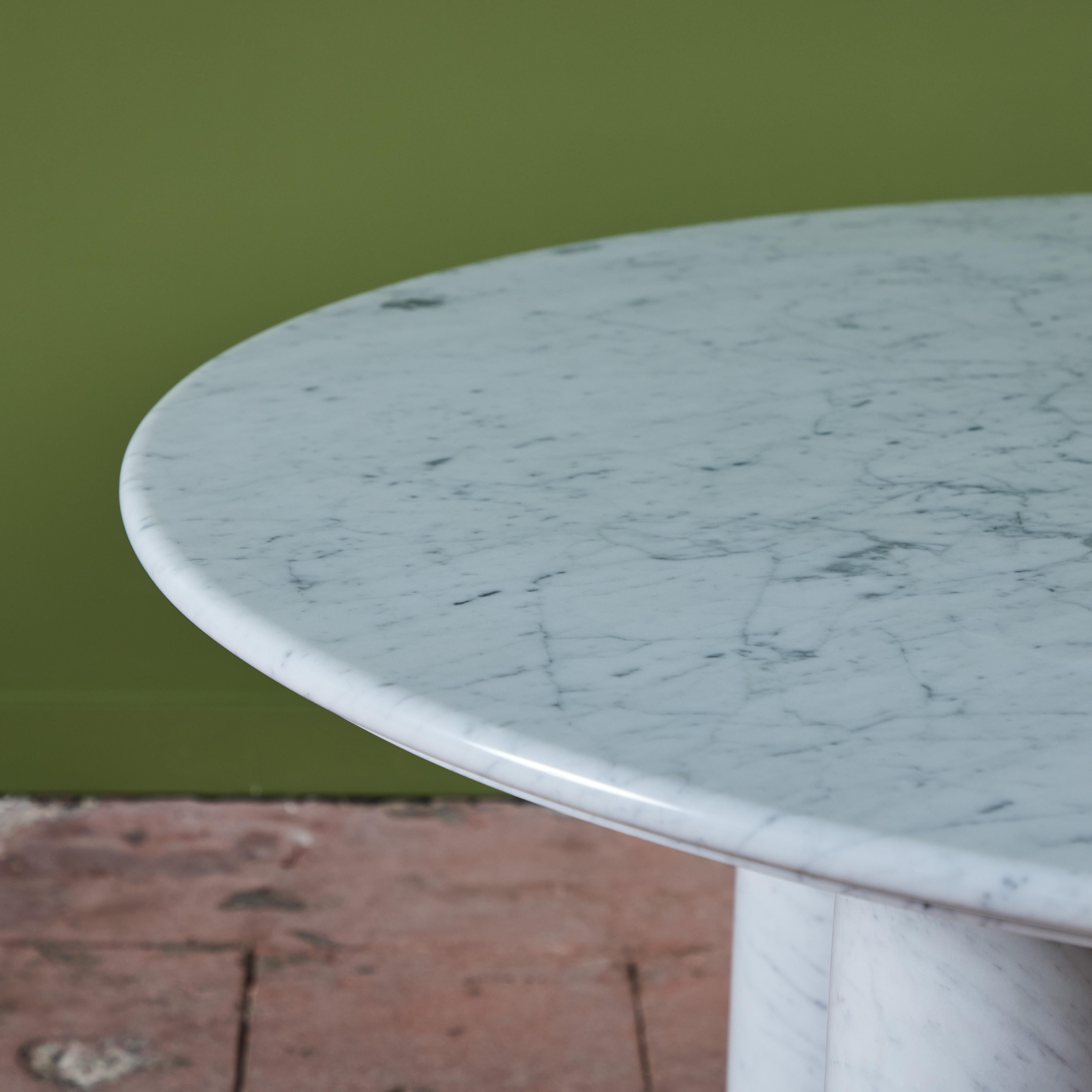 Mario Bellini Carrara Marble Dining Table for Cassina For Sale 6