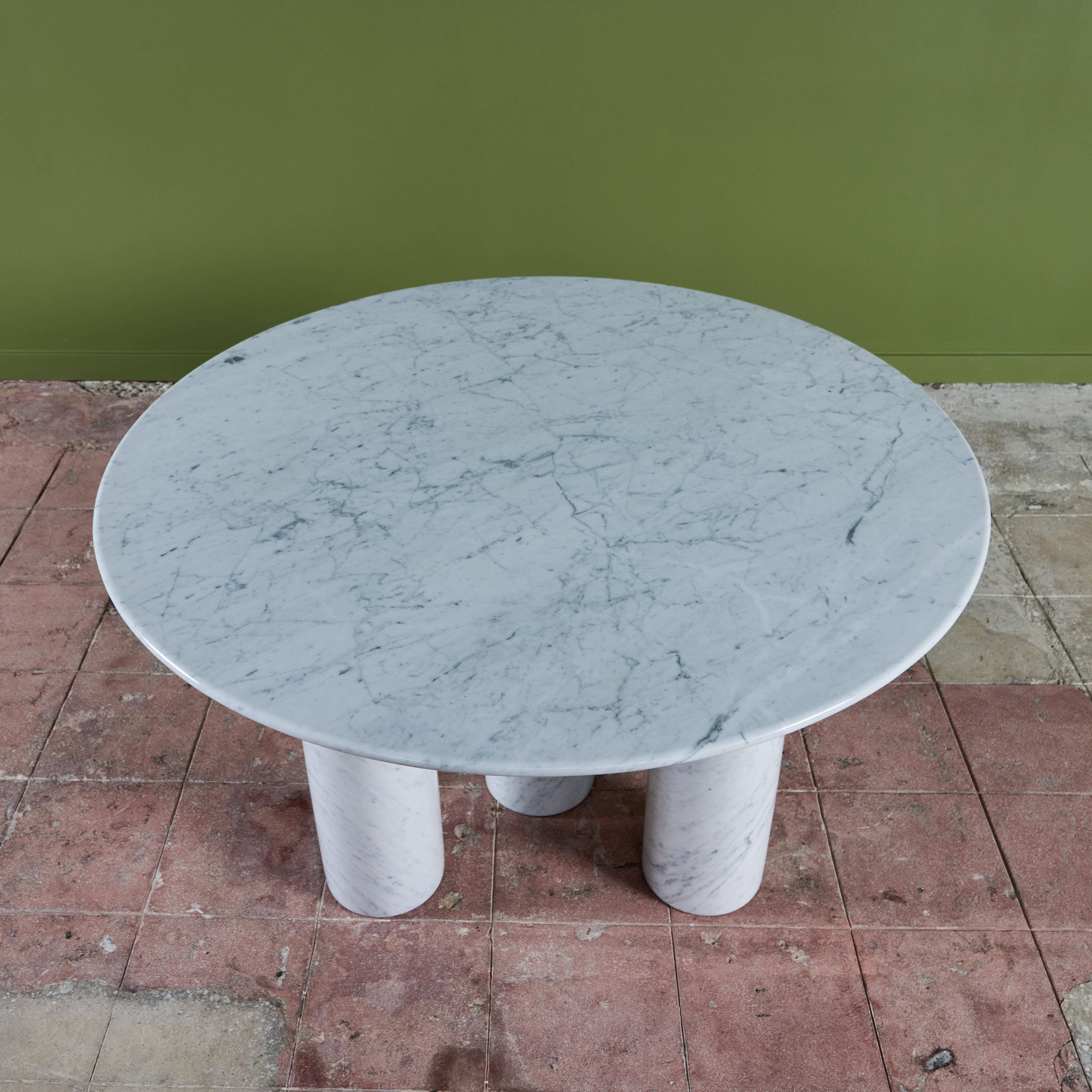 Mario Bellini Carrara Marble Dining Table for Cassina For Sale 2