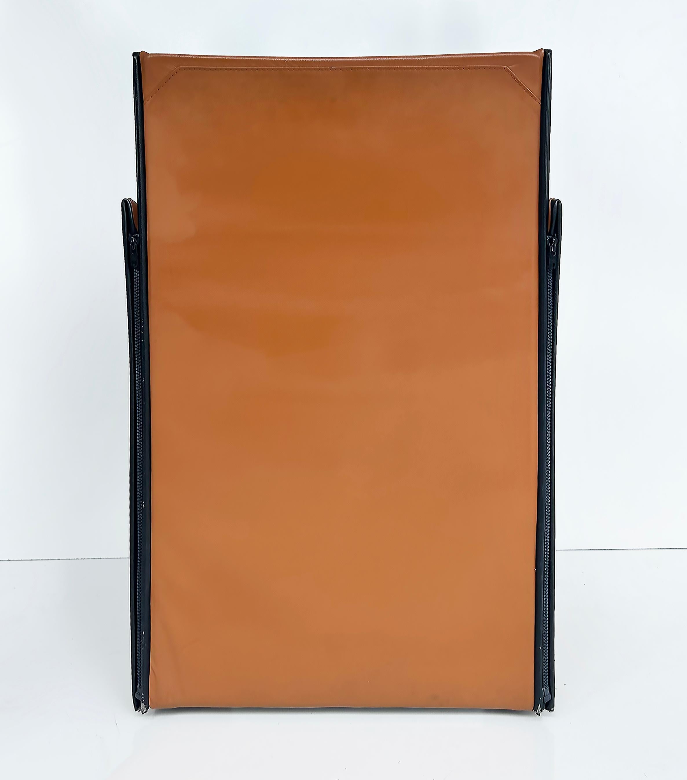 Mario Bellini Cassina Italian 401 Break Leather Armchairs, 1980s Pair For Sale 5