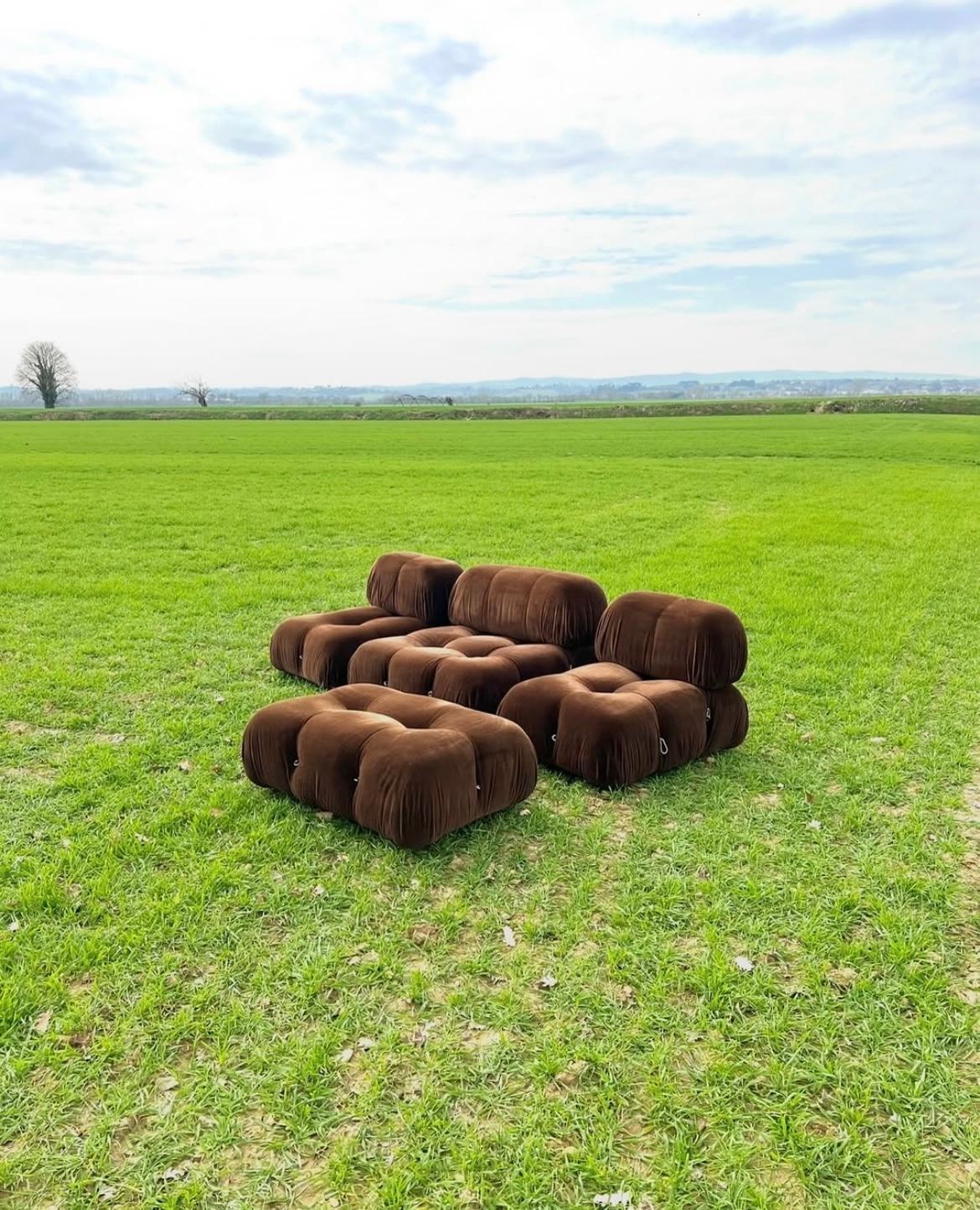 Mario Bellini C&B 1st Edition Camaleonda Four-Piece Sofa, 1970 For Sale 1