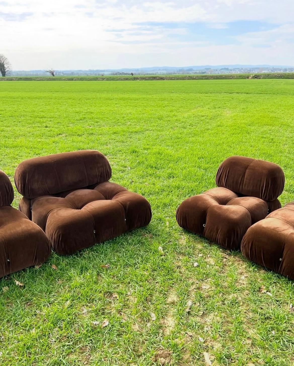 Mario Bellini C&B 1st Edition Camaleonda Four-Piece Sofa, 1970 For Sale 3