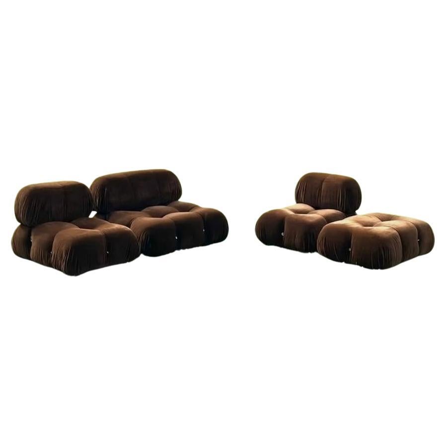Mario Bellini C&B 1st Edition Camaleonda Four Pieces Sofa, 1970