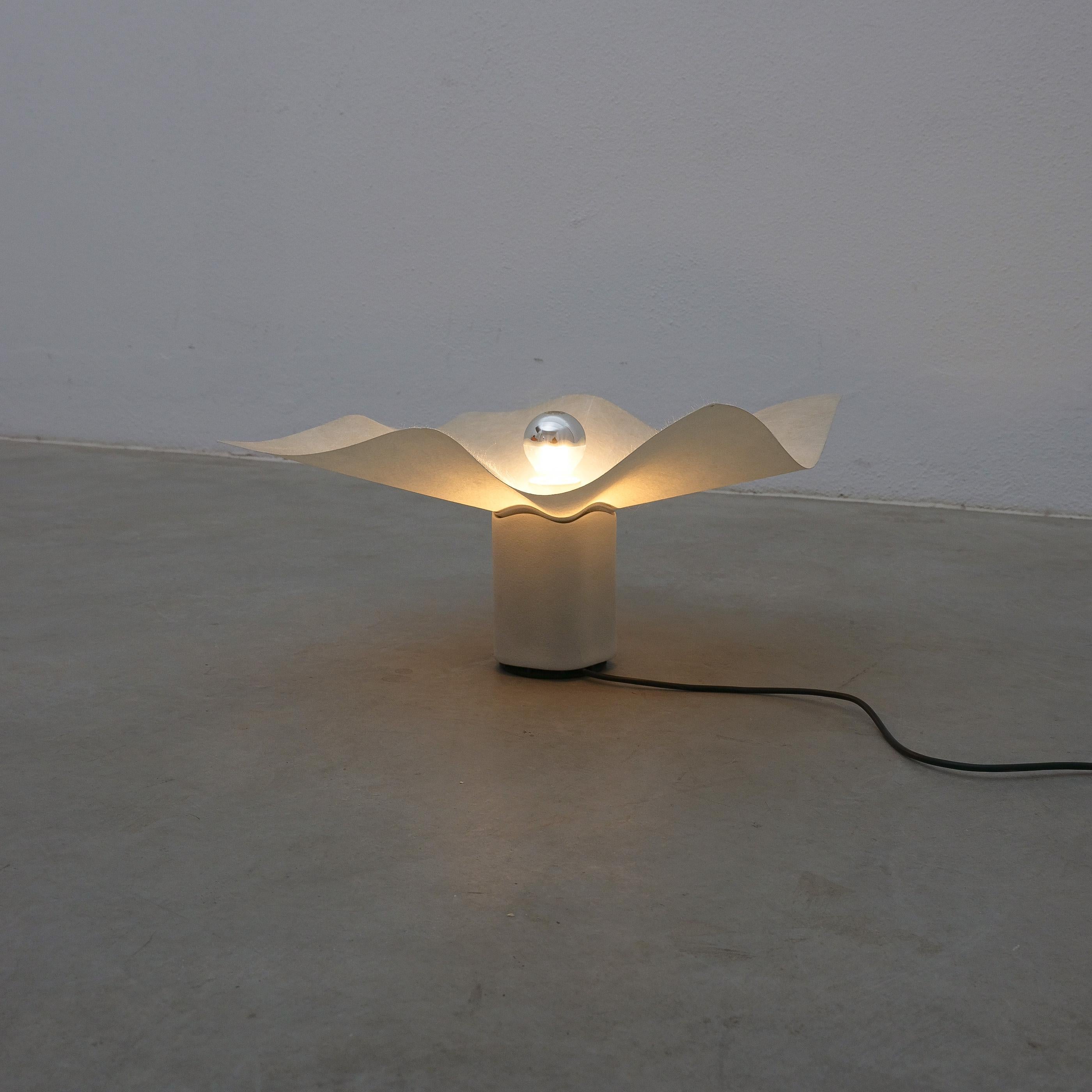 Mario Bellini Ceramic Table Lamp Area 50 by Artemide, Italy, 1976 For Sale 2