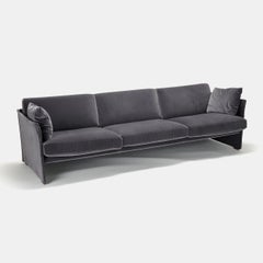 Mario Bellini classic Duc-Duc velvet sofa for Cassina Italy, 1976 / 2024
