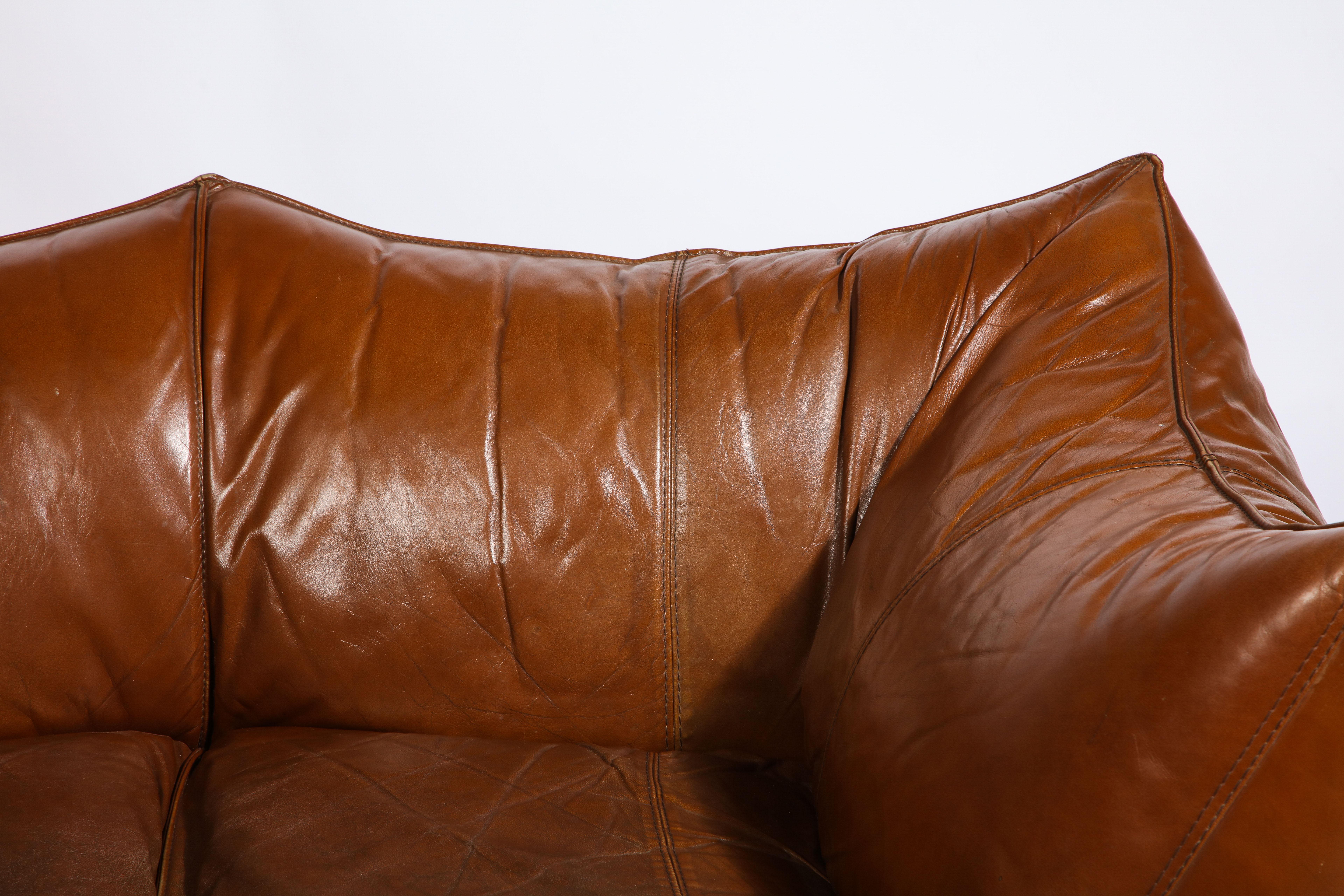 bellini leather sofa
