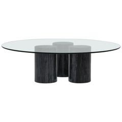 Mario Bellini Collonato Black Marble Coffee Table
