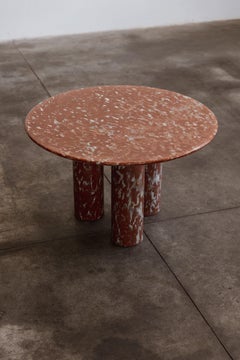 Mario Bellini “Colonnato” Dining Table for Cassina, Rosso Francia, 1977