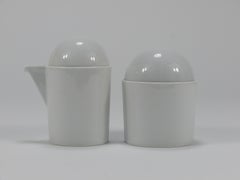 Azucarero y cremera postmodernos Mario Bellini Cupola de Rosenthal studio-line