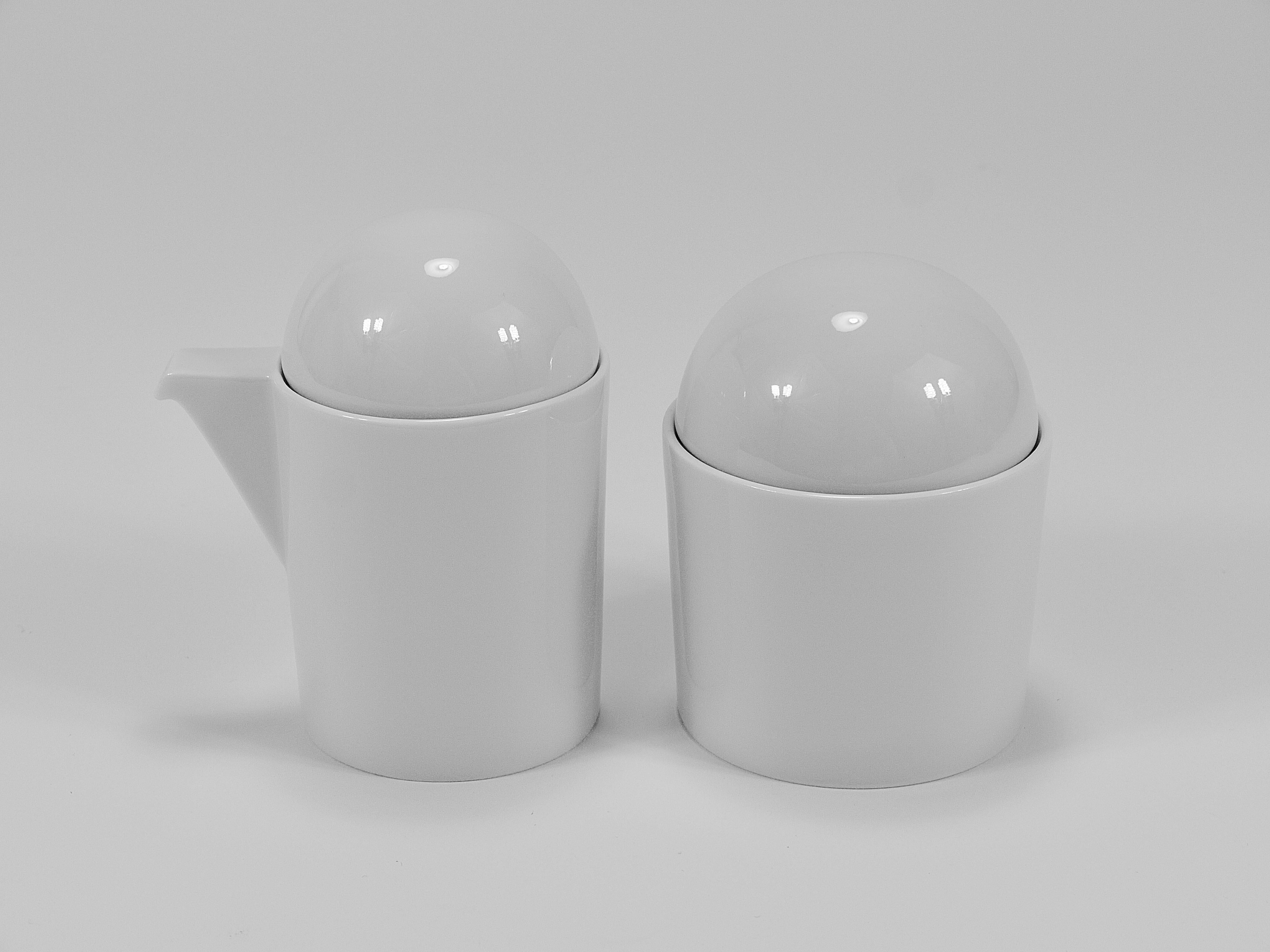 Mario Bellini Cupola Postmoderne Zuckerschale & Milchkännchen von Rosenthal studio-line (Deutsch) im Angebot