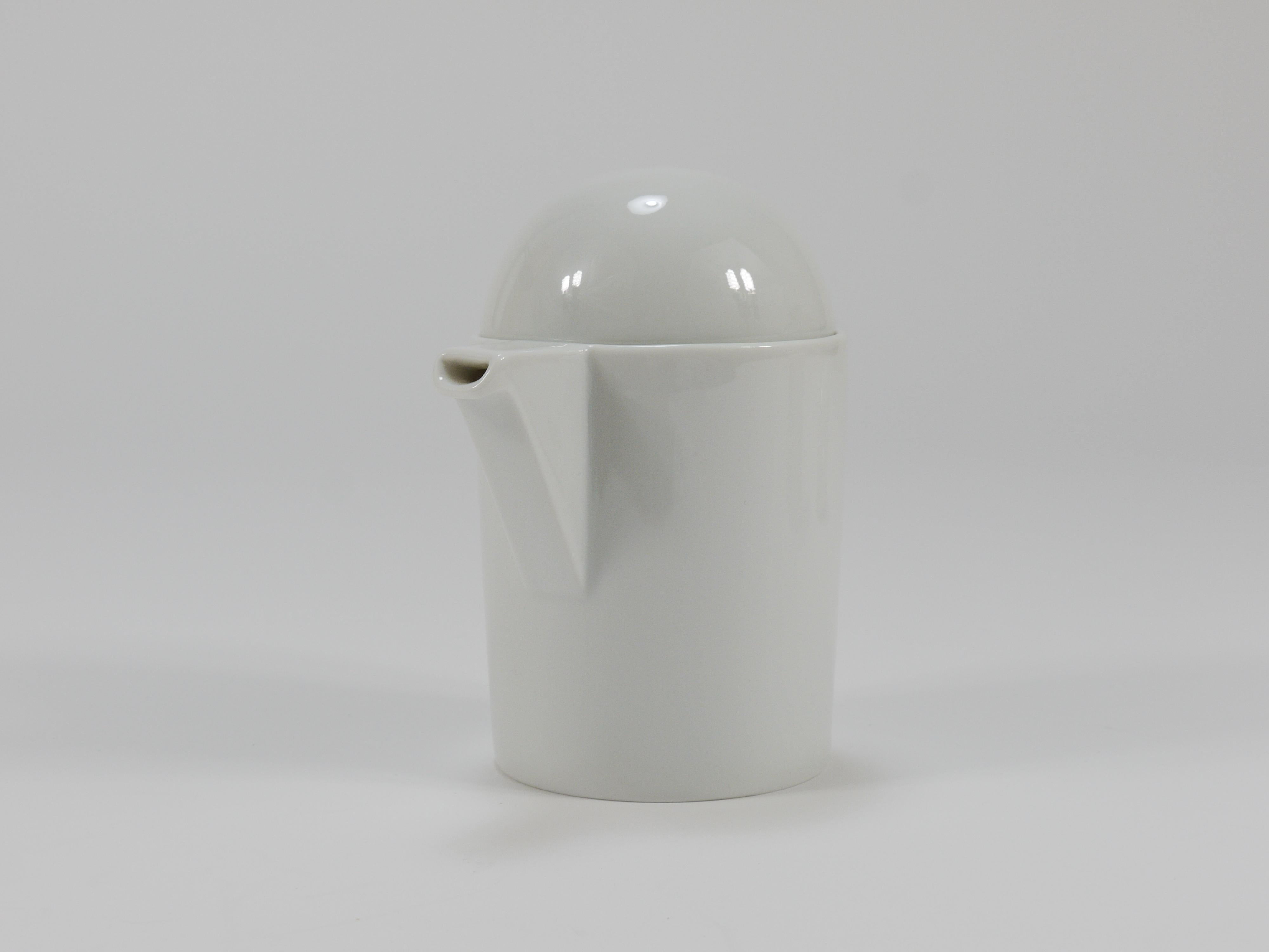 Mario Bellini Cupola Postmoderne Zuckerschale & Milchkännchen von Rosenthal studio-line (Porzellan) im Angebot