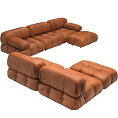 Mario Bellini Customizable 'Camaleonda' Modular Leather Sofa
