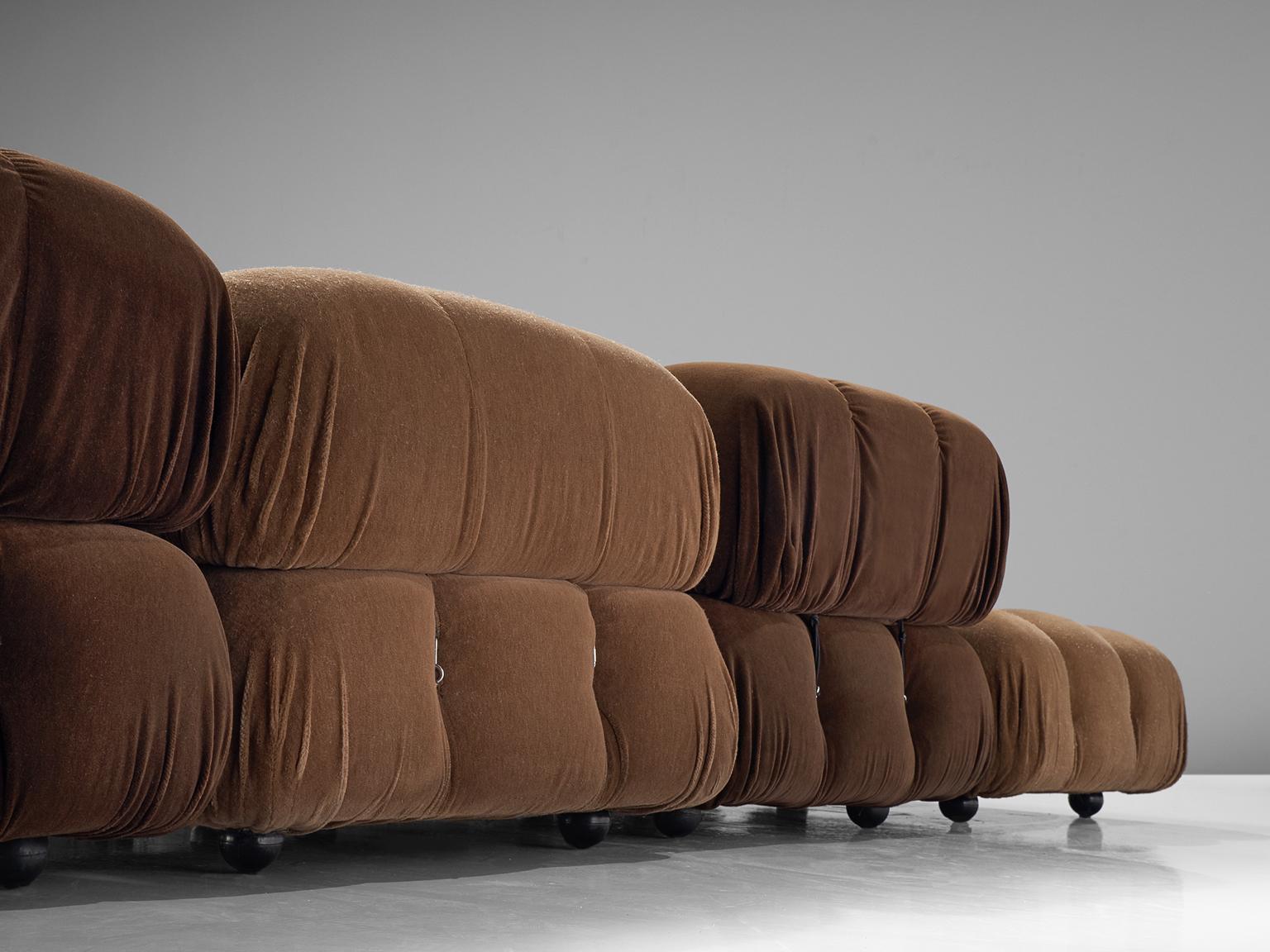Late 20th Century Mario Bellini Customizable 'Camaleonda' Sofa in Original Fabric