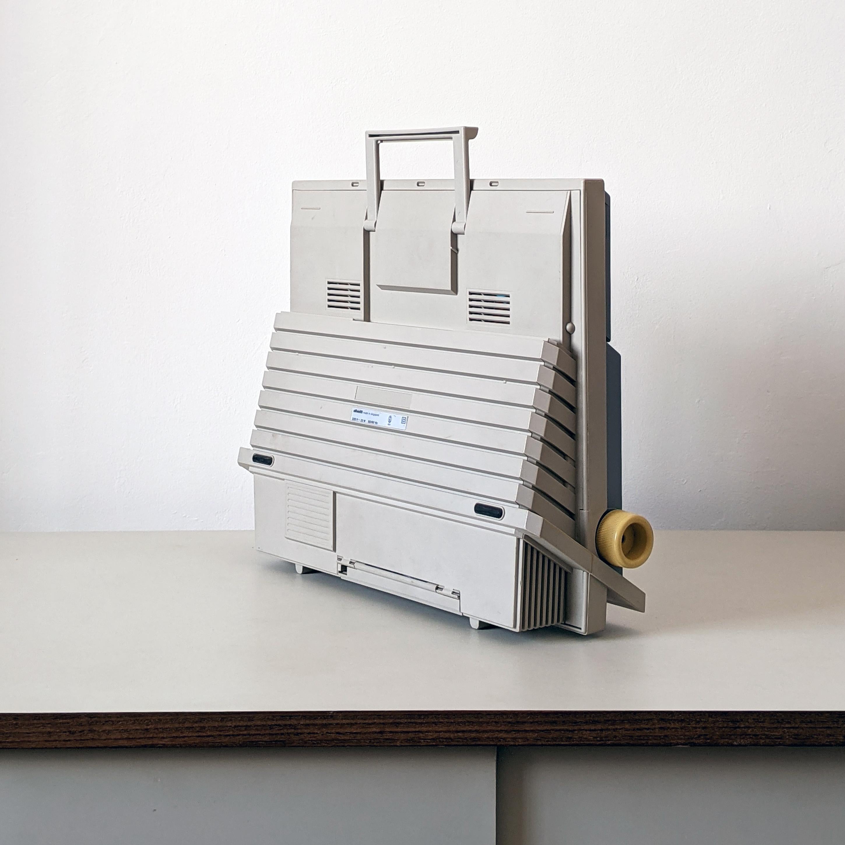 Italian Mario Bellini, ET Personal 55 Portable Typewriter for Olivetti 1985-86 For Sale
