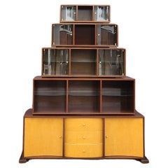 Mario Bellini for Acerbis Onda Quadra 818 Cabinet, 1980s
