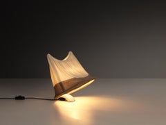 Mario Bellini pour Artemide Lampe de table ou lampadaire 'Circo' en toile Off-White