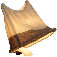 Mario Bellini pour Artemide Lampe de table ou lampadaire 'Circo' en toile Off-White
