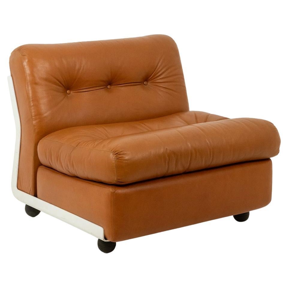Mario Bellini, for B&B Amanta leather armchair. Circa 1970 in vendita