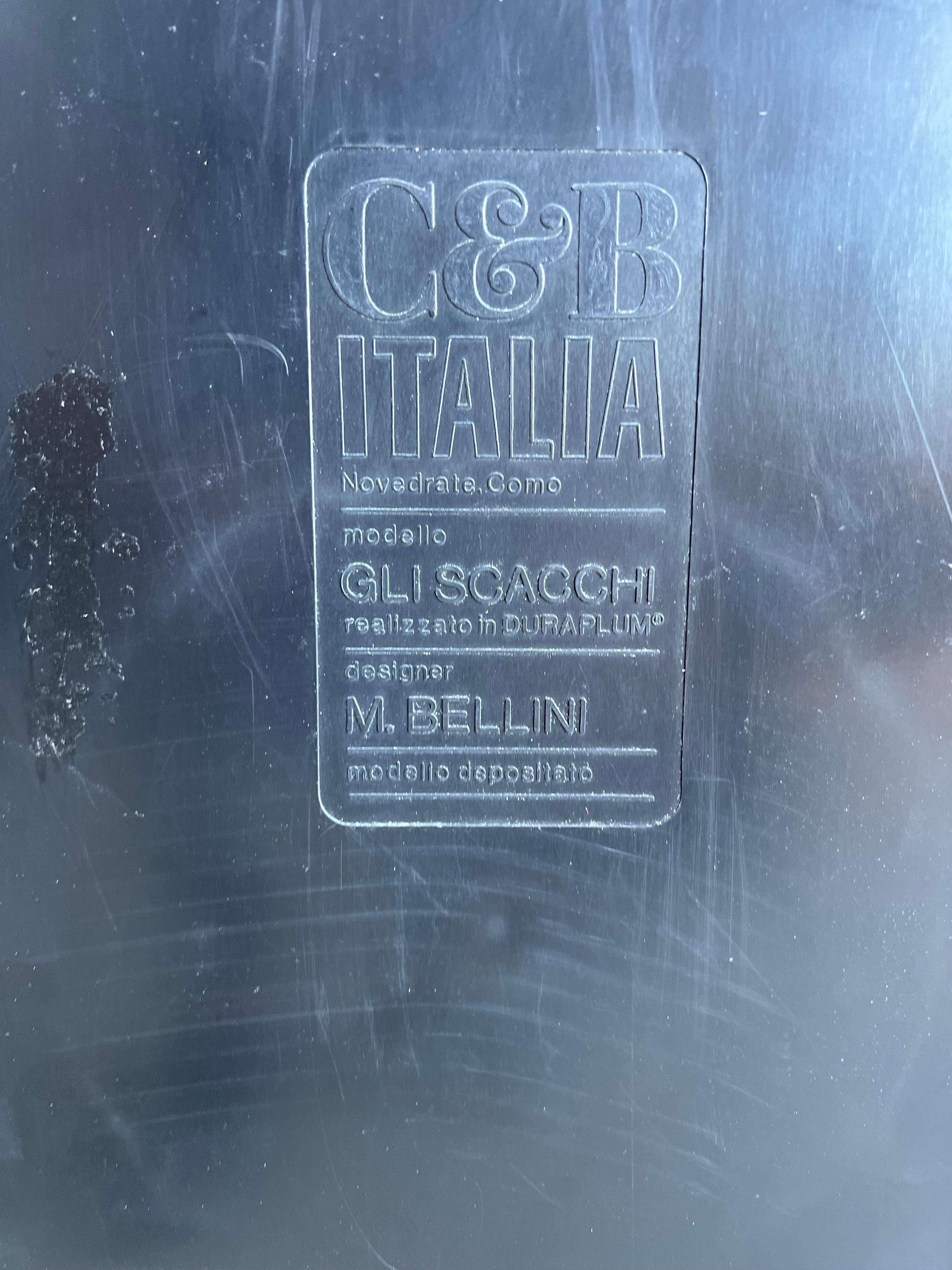 Plastic Mario Bellini for B&B Gli Scacchi Elemento