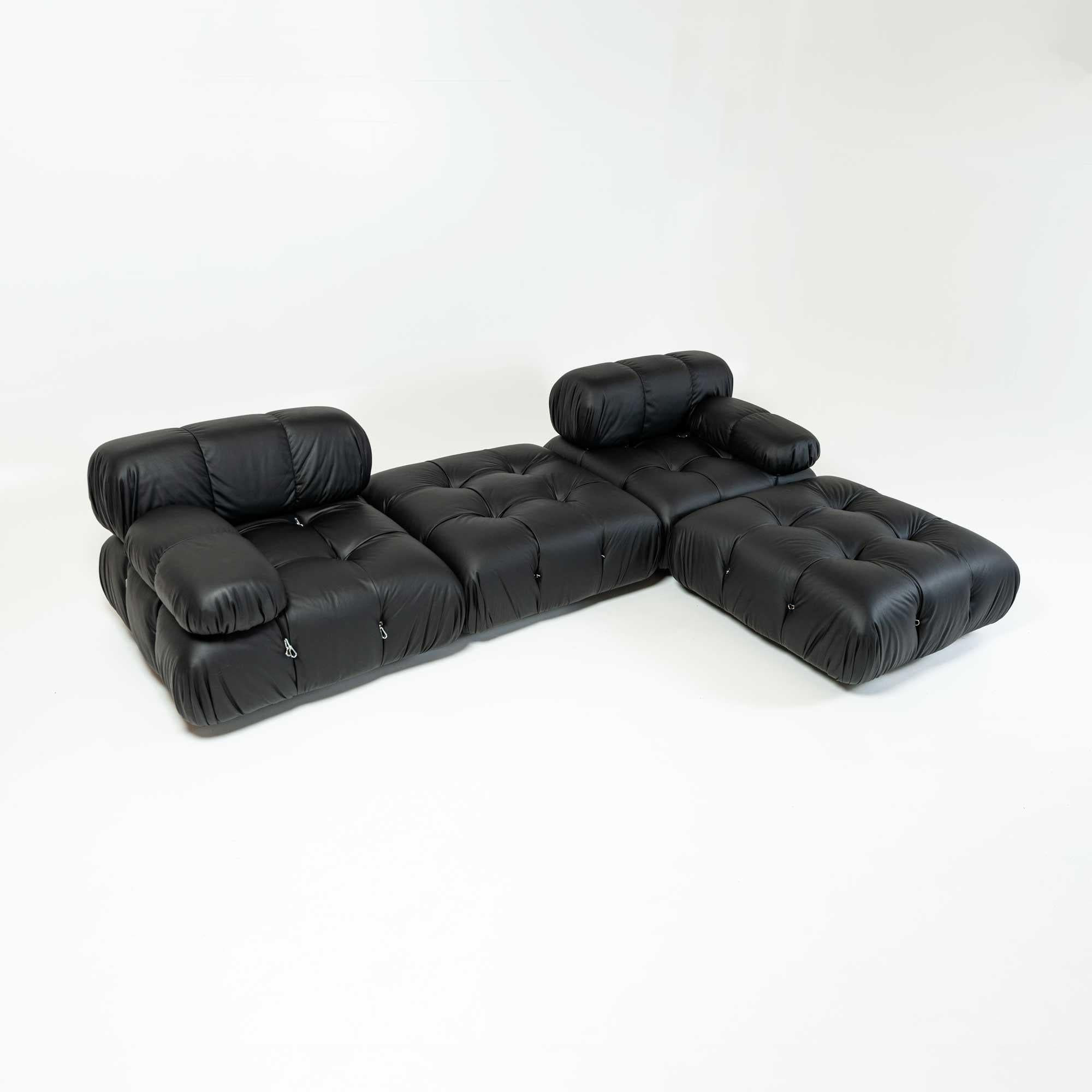 Post-Modern Mario Bellini for B&B Italia Camaleonda Four Piece Sectional in Edelman Leather