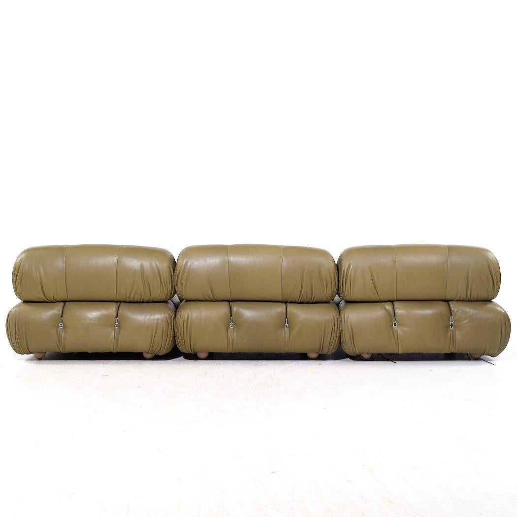 Mario Bellini for B&B Italia Camaleonda Leather Sectional Sofa For Sale 4