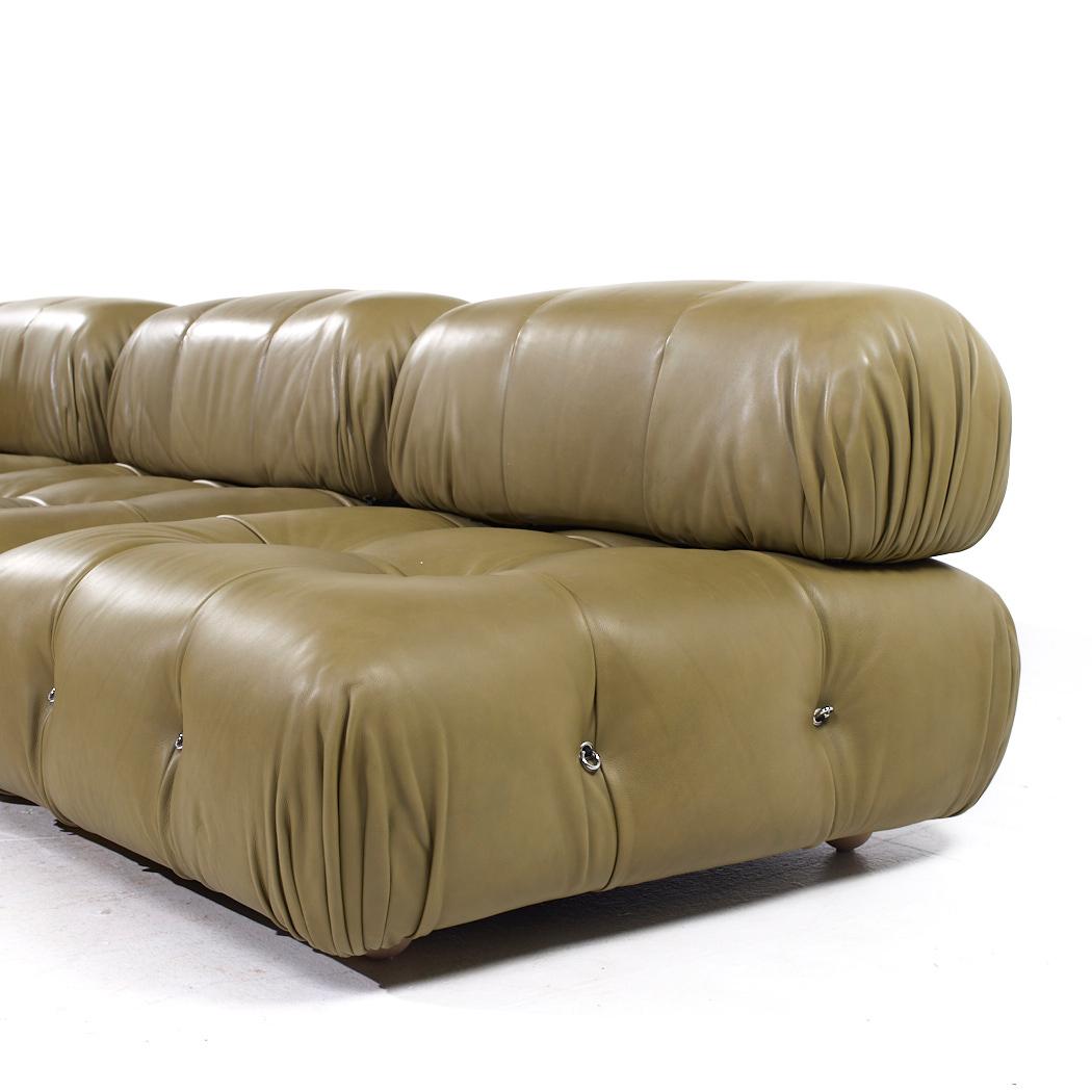 Mario Bellini for B&B Italia Camaleonda Leather Sectional Sofa For Sale 1