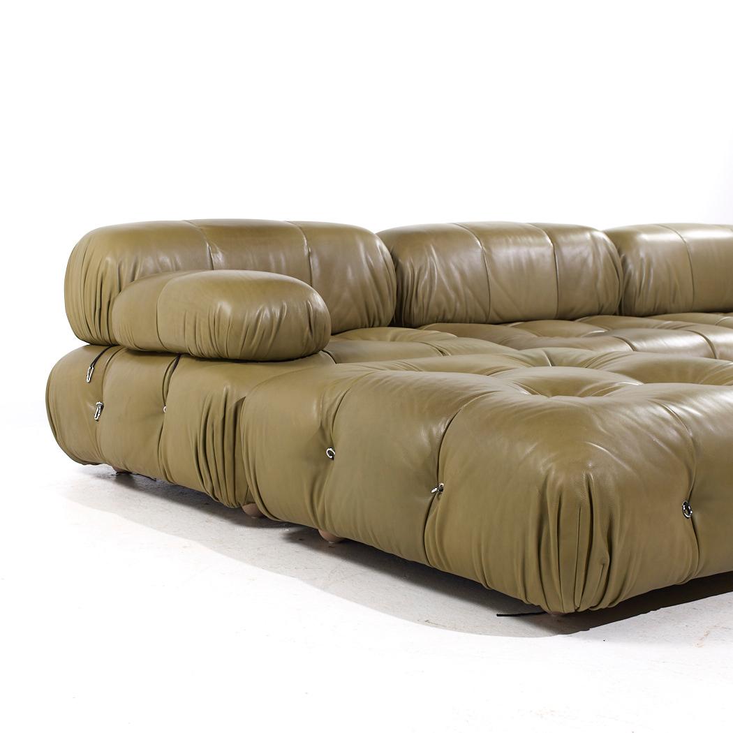 Mario Bellini for B&B Italia Camaleonda Leather Sectional Sofa For Sale 2