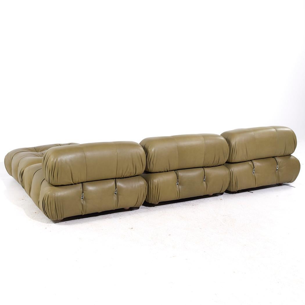 Mario Bellini for B&B Italia Camaleonda Leather Sectional Sofa For Sale 3