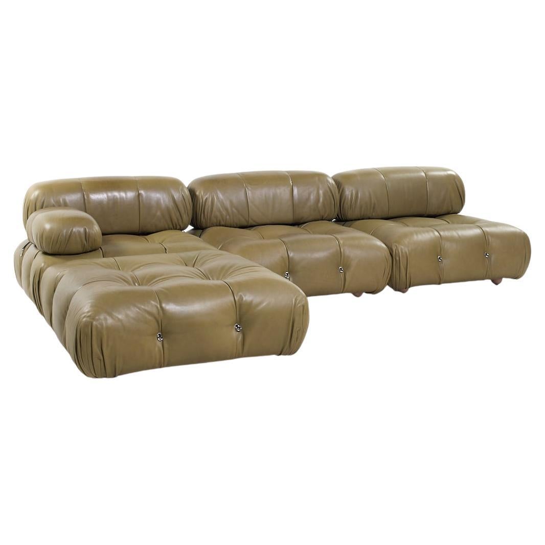 Mario Bellini for B&B Italia Camaleonda Leather Sectional Sofa