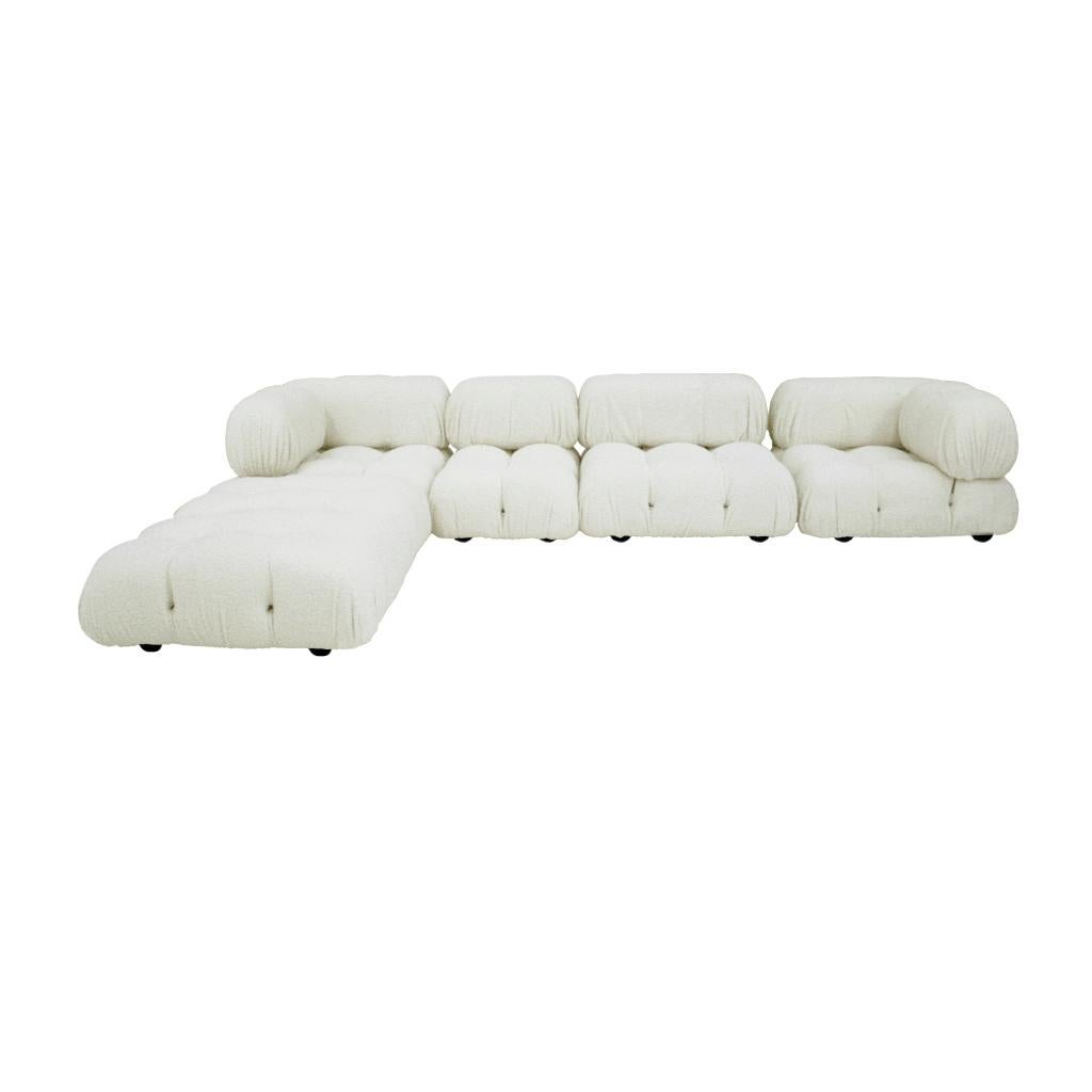 boucle modular sofa