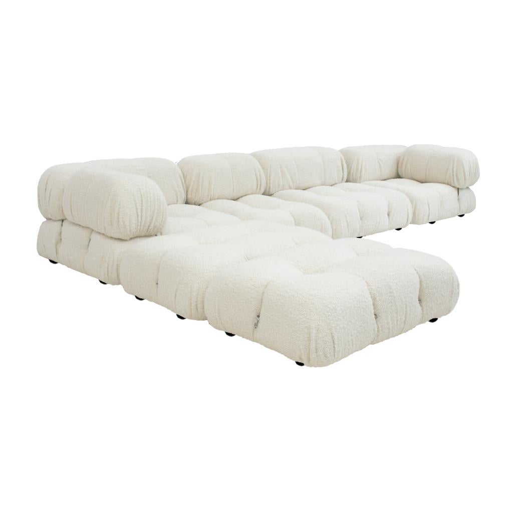 modular boucle sofa