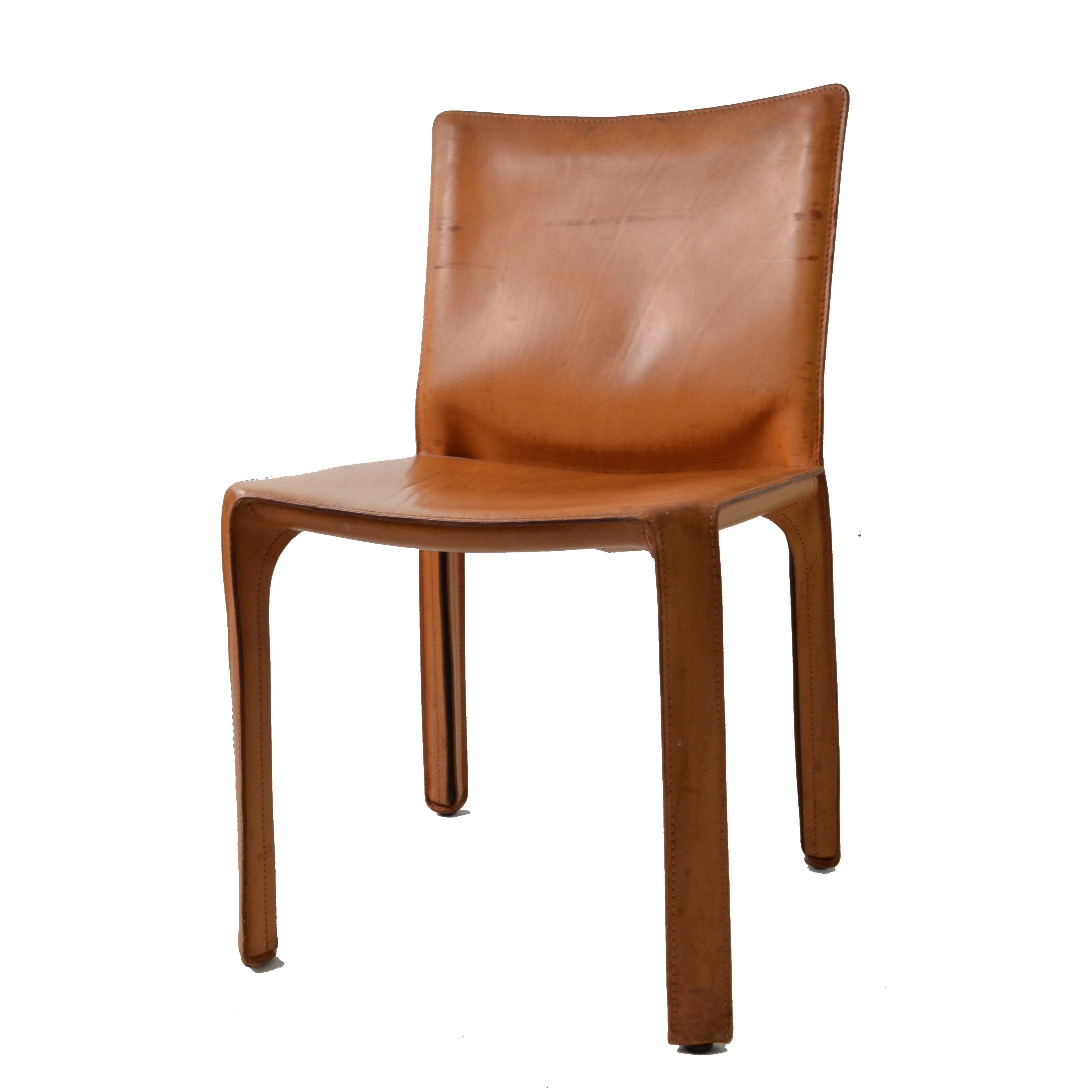 cassina leather chairs