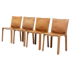 Mario Bellini for Cassina CAB 412, Set of four, 1990s