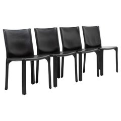Mario Bellini for Cassina CAB 412, Set of four, 1990s